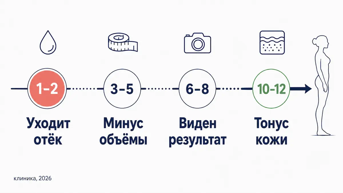 Бьютилайзер RSL: что меняется после 1, 3, 6 и 10 процедуры &mdash; таймлайн курса