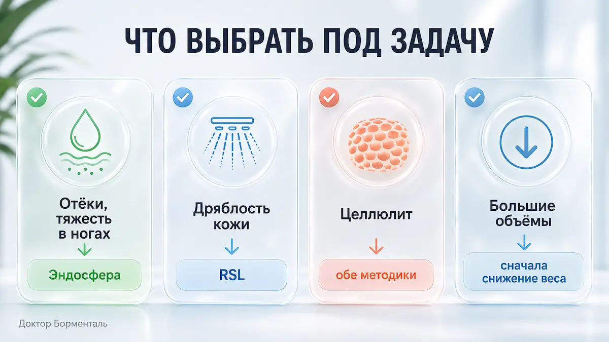 что выбрать эндосфера или RSL под задачу