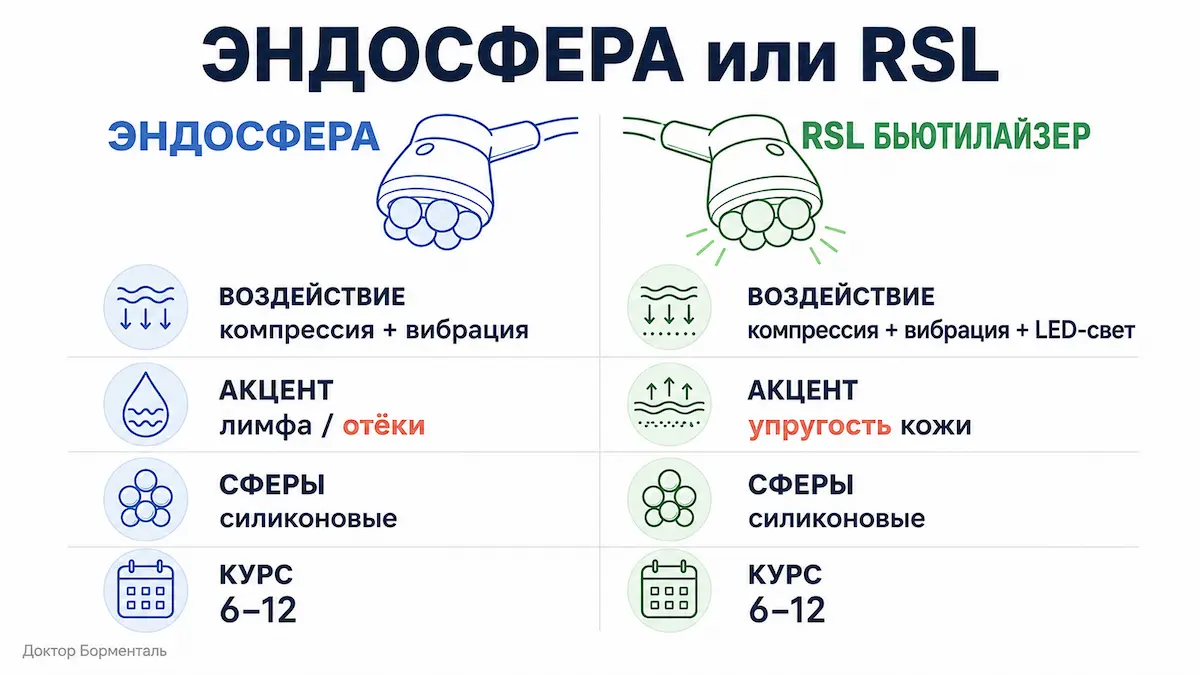 эндосфера или RSL: сравнение двух аппаратов для тела