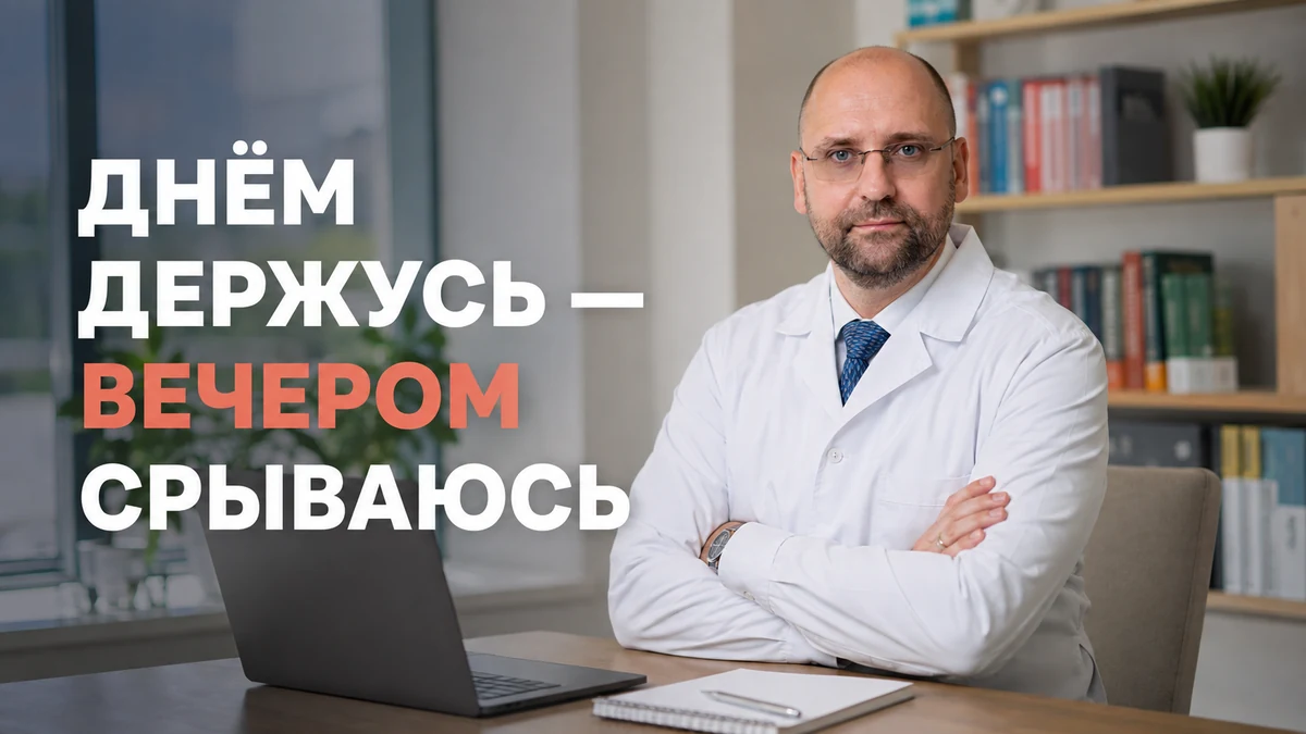 переедание вечером, Князьков Андрей Владимирович, клиника Доктор Борменталь СПб