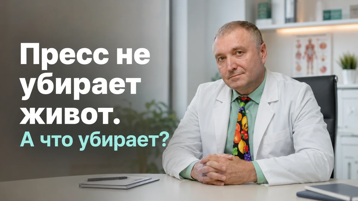 Пресс не убирает живот. А что убирает?