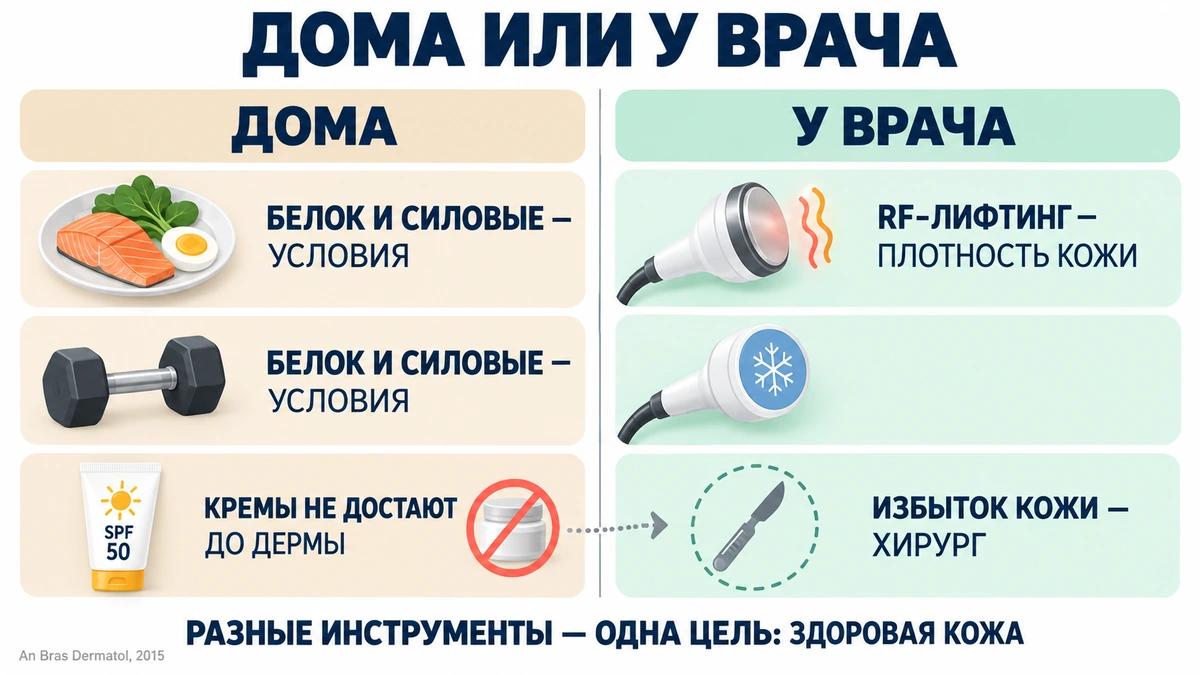 Подтяжка кожи тела после похудения: что можно сделать дома, а что только у врача
