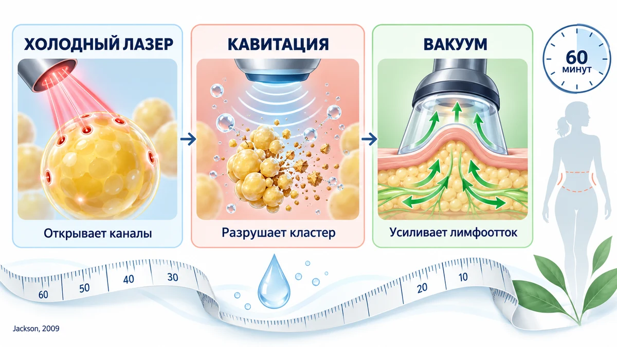 Eximia X-Slimmer: холодный лазер, кавитация и вакуумный массаж &mdash; три технологии одного аппарата