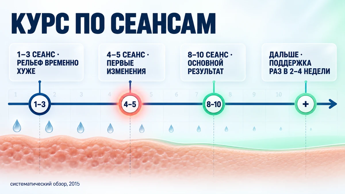 Антицеллюлитный массаж: что происходит по неделям курса из 10 сеансов